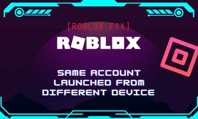 same account launched from different device roblox fix