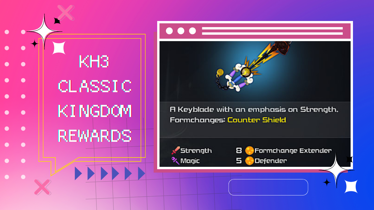 KH3 Classic Kingdom Rewards