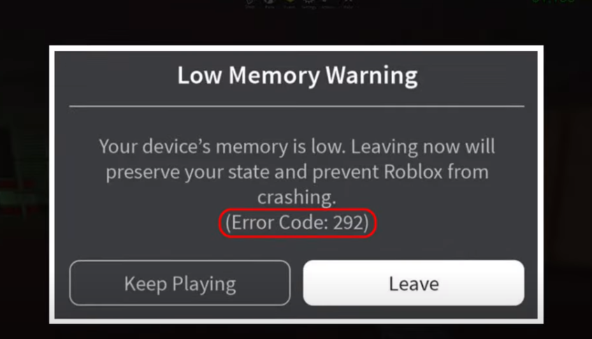 How to Get Rid of Low Memory on Roblox