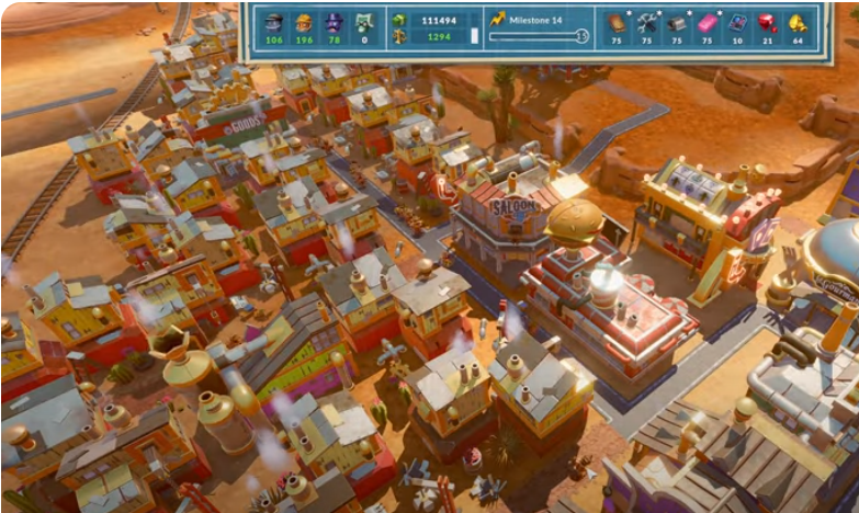 Start a Prosperous City in Steamworld Build