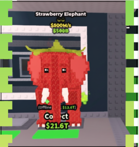 Strawberry Elephant in Steal a Brainrot
